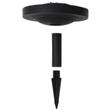Outdoor Solar Lamps 2 pcs LED Spherical 40 cm RGB - Close-Up Angle