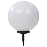 Outdoor Solar Lamps 2 pcs LED Spherical 50 cm RGB - Side View