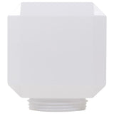 Outdoor Solar Lamps 6 pcs LED Cubic 20 cm White - Low Angle