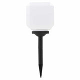 Outdoor Solar Lamps 6 pcs LED Cubic 20 cm RGB