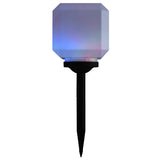 Outdoor Solar Lamps 6 pcs LED Cubic 20 cm RGB
