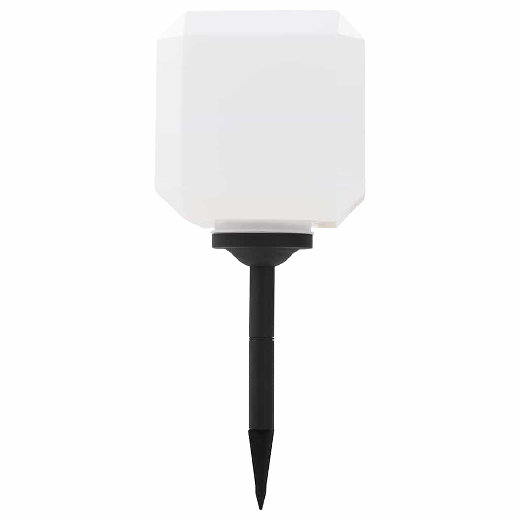 Outdoor Solar Lamps 4 pcs LED Cubic 20 cm RGB