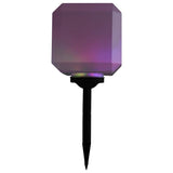 Outdoor Solar Lamps 4 pcs LED Cubic 20 cm RGB - 45-Degree Angle