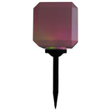 Outdoor Solar Lamps 4 pcs LED Cubic 20 cm RGB