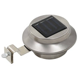 Outdoor Solar Lamps 12 pcs LED Round 12 cm White - Side View
