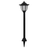 Outdoor Solar Lamps 6 pcs LED Black - Side View