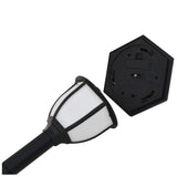 Outdoor Solar Lamps 6 pcs LED Black - 45-Degree Angle