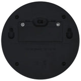 Outdoor Solar Wall Lamps LED 24 pcs Round Black - Low Angle