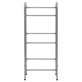 Storage Shelf for 3 Crates Silver 50x33x116 cm Steel