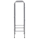 Storage Shelf for 6 Crates Silver 96x33x116 cm Steel - Top-Down View