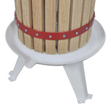 2 Piece Fruit & Wine Press and Crusher Set - 45-Degree Angle