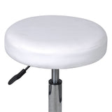 Office Stools 2 pcs White 35.5x84 cm Faux Leather