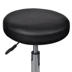 Office Stools 2 pcs Black 35,5x84 cm Faux Leather