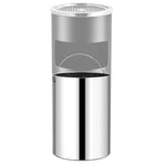 Ashtray Dustbin 30 L Steel Black