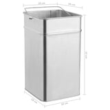 Ashtray Dustbin Hotel 36 L Stainless Steel - Extra Image