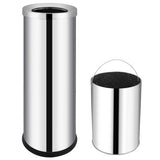 Waste Bin Hotel Stainless Steel 32 L - Front View