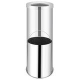 Waste Bin Hotel Stainless Steel 32 L - Side View