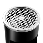 Wall Ashtray Dustbin Steel 26 L Black