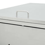 Single Wheelie Bin Shed 240 L Stainless Steel