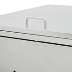 Quadruple Wheelie Bin Shed 240 L Stainless Steel