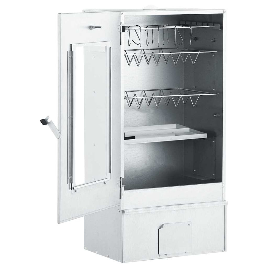 BBQ Oven Smoker with 1kg Wood Chips 44.5x29x83 cm