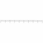 Garden Fence with Spear Top Steel 1506x60 cm Black