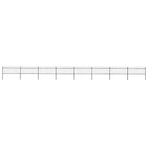 Garden Fence with Spear Top Steel 1339x80 cm Black