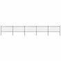 Garden Fence with Spear Top Steel 838x100 cm Black