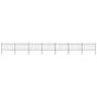 Garden Fence with Spear Top Steel 1172x100 cm Black