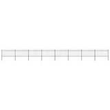 Garden Fence with Spear Top Steel 1426x100 cm Black