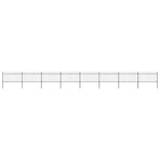 Garden Fence with Spear Top Steel 1339x100 cm Black
