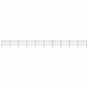 Garden Fence with Spear Top Steel 1673x100 cm Black