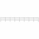 Garden Fence with Spear Top Steel 1426x120 cm Black