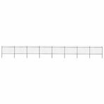 Garden Fence with Spear Top Steel 1339x120 cm Black