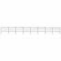 Garden Fence with Spear Top Steel 1339x120 cm Black