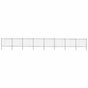 Garden Fence with Spear Top Steel 1339x150 cm Black