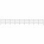 Garden Fence with Spear Top Steel 1506x150 cm Black
