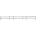 Garden Fence with Hoop Top Steel 1339x120 cm Black