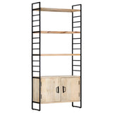 4-Tier Bookcase 80x30x180 cm Solid Mango Wood - Extra Image