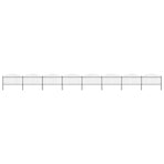 Garden Fence with Spear Top Steel 1339x150 cm Black