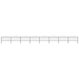 Garden Fence with Spear Top Steel 1426x150 cm Black (8x144943)