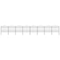 Garden Fence with Spear Top Steel 1339x175 cm Black