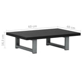 Bathroom Furniture Black 60x40x16.3 cm - Extra Image