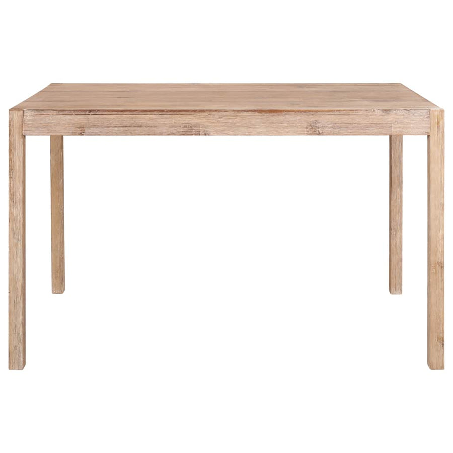 7 Piece Dining Set Solid Acacia Wood