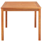 Garden Table 150x90x74 cm Solid Acacia Wood - Side View