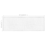 Portable Camping BBQ Grill 60x22.5x33 cm - Low Angle