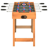 Mini Football Table 69x37x62 cm Maple - Side View