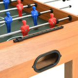 Mini Football Table 69x37x62 cm Maple - 45-Degree Angle