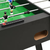 Folding Football Table 121x61x80 cm Black - Rear View
