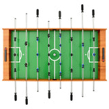 Folding Football Table 121x61x80 cm Light Brown - 45-Degree Angle